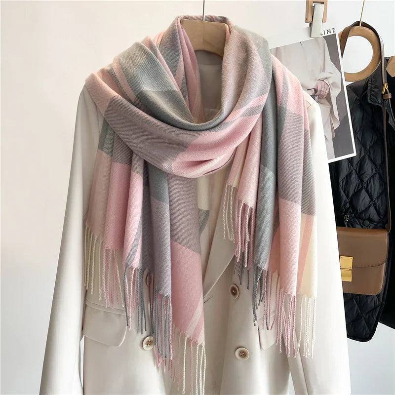 Lidia™ | Sciarpa a quadri