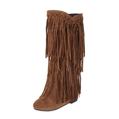 Andrey | Boho Boots with Fringes