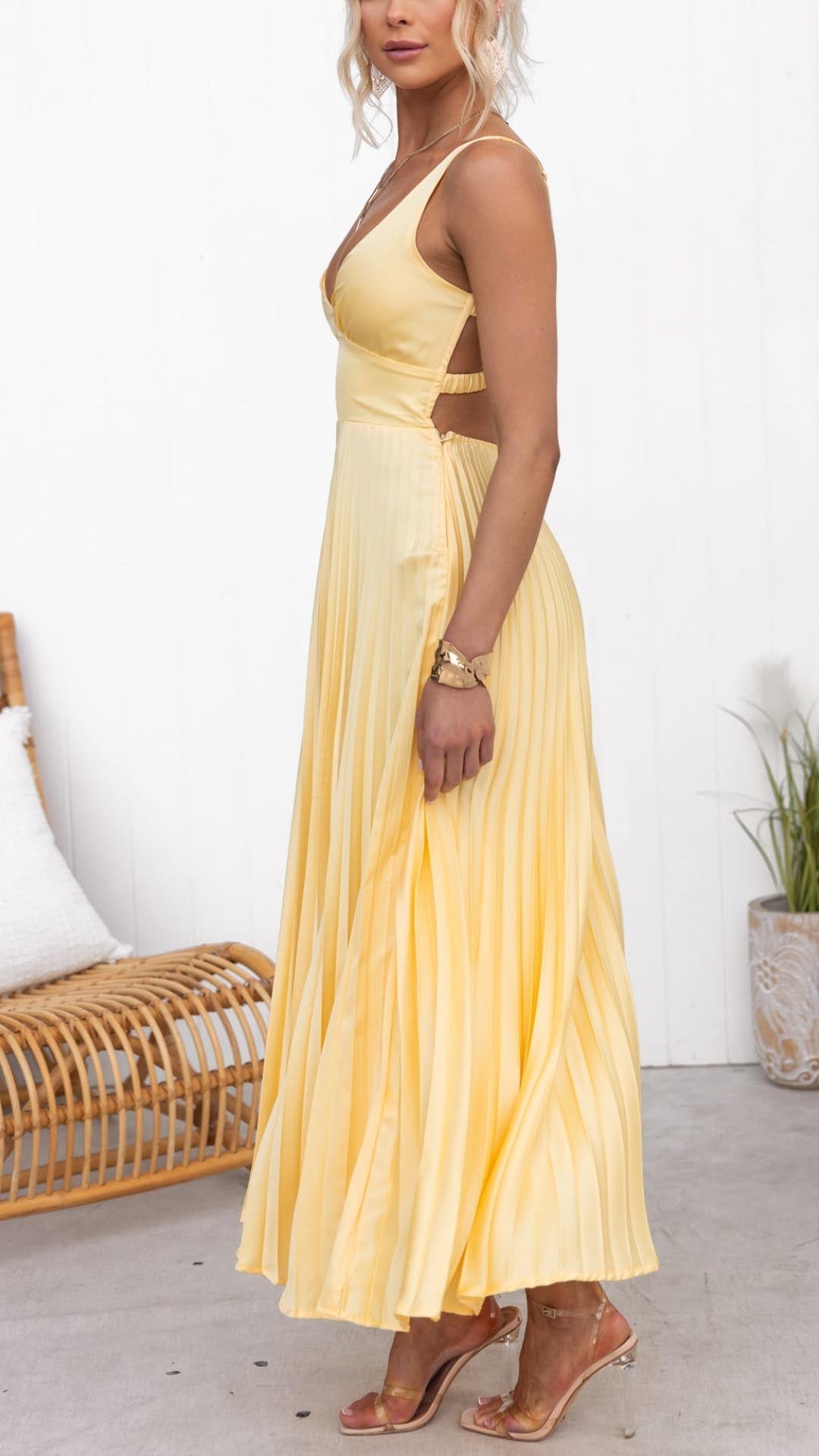 Luciela | Vestito Midi Plisato