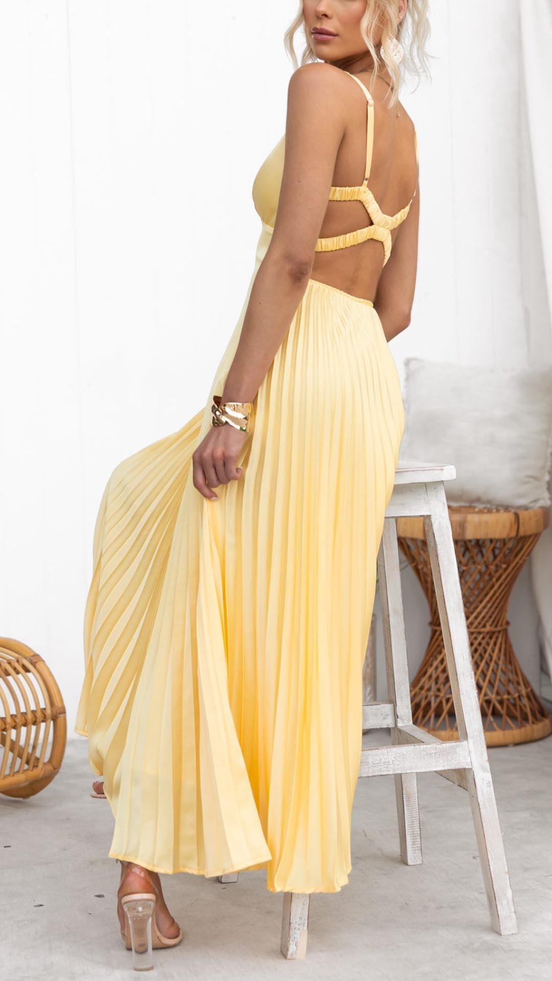 Luciela | Vestito Midi Plisato
