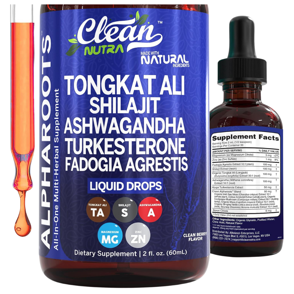 AlphaRoots | Gocce erbacee per aumentare l'energia, la vitalità e le prestazioni negli uomini