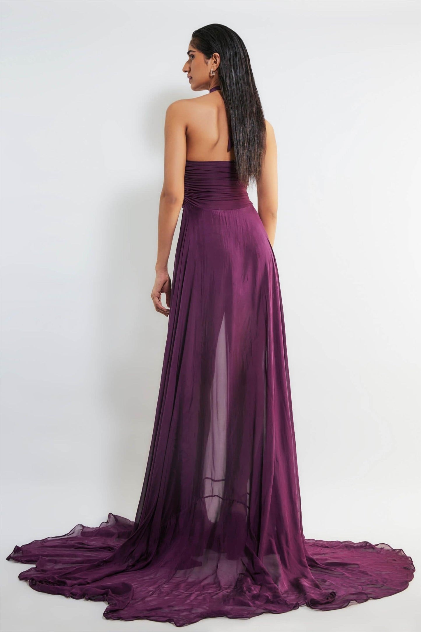 Zamina | Elegante Vestito Lungo Halter
