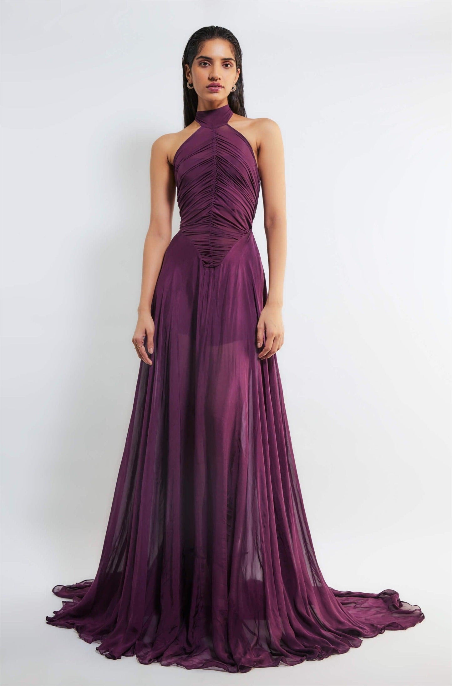 Zamina | Elegante Vestito Lungo Halter