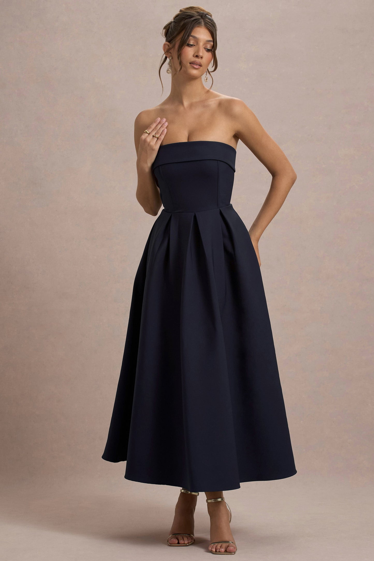 Annalise | Elegante Vestito Midi stile Skater