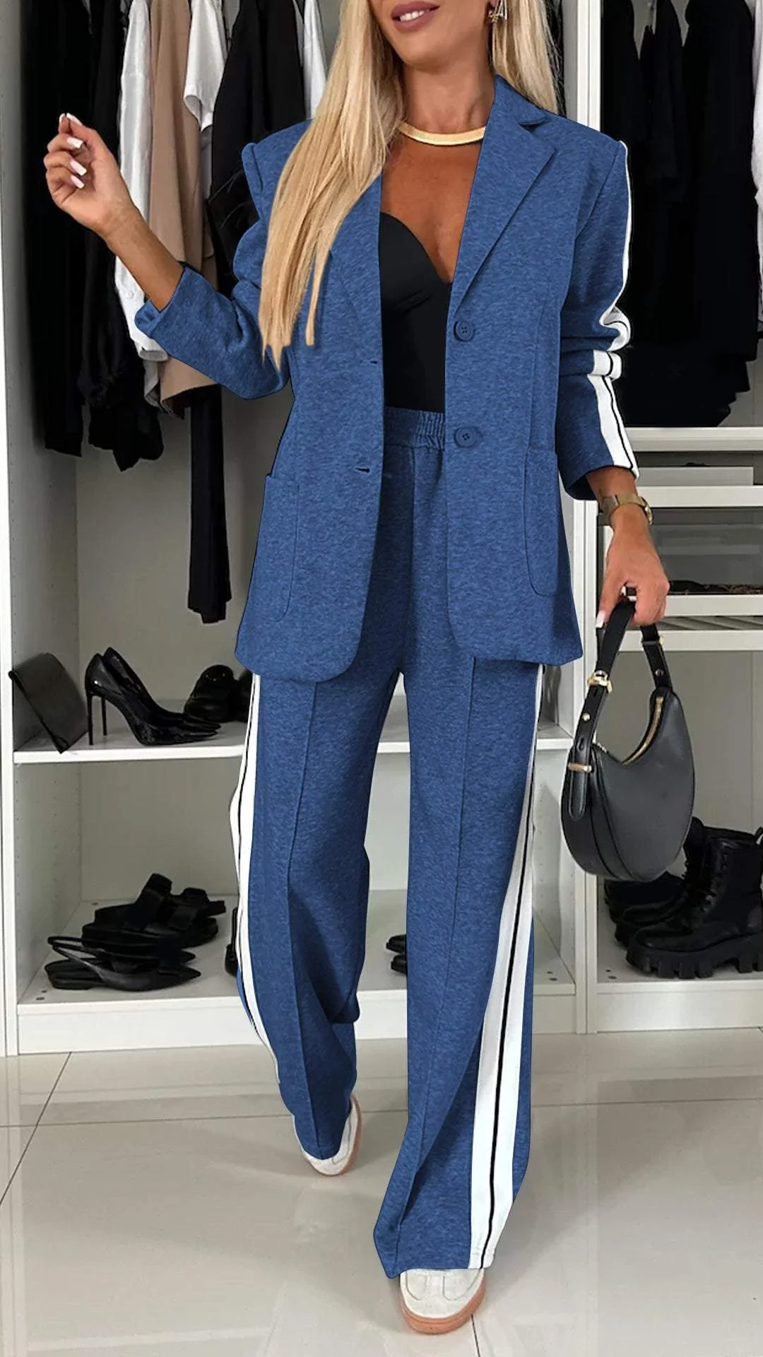 Patricia™ | Completo a Due Pezzi con Strisce