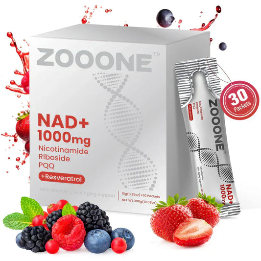 ZOOONE NR1000 | Bevanda a base di frutti di bosco e NAD+ per combattere l'invecchiamento