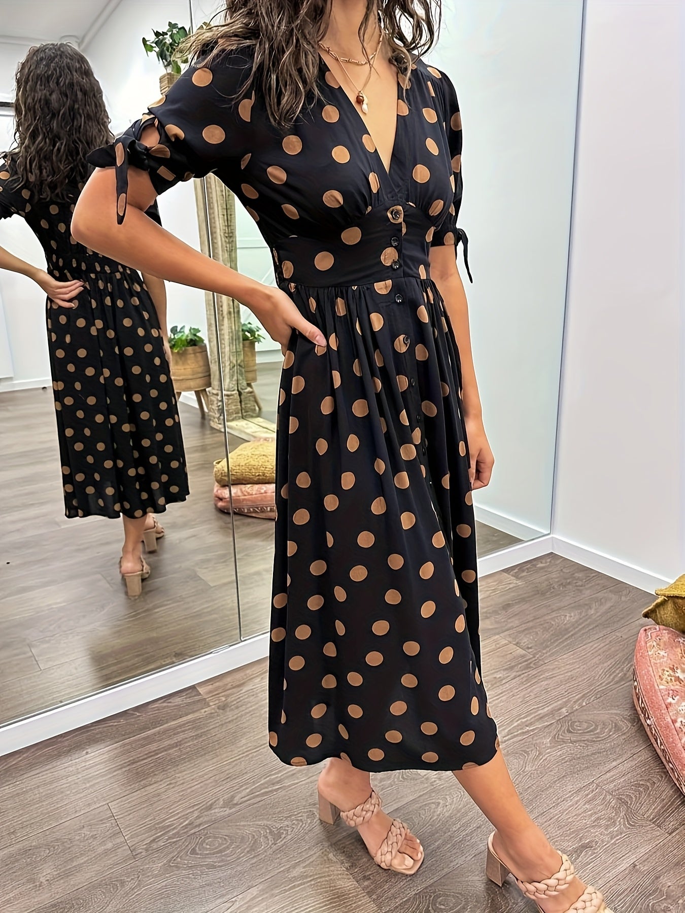 Gesselle | Vestito Midi con pois