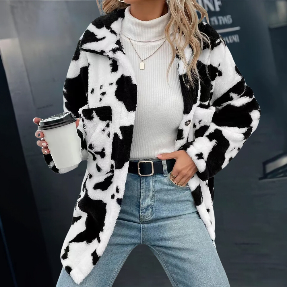 Kaylee™ | Maglione a Stampa di Mucca