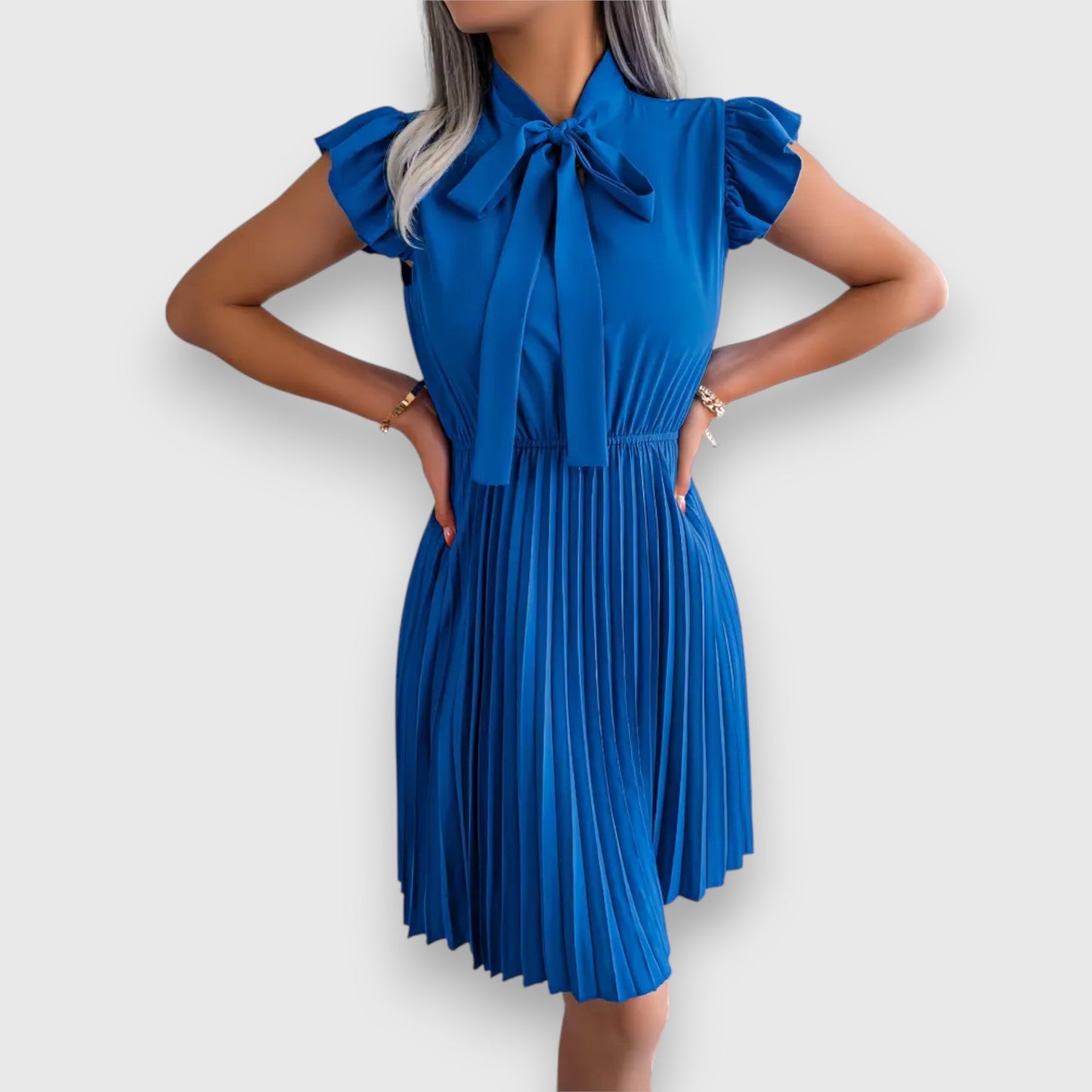 Diantte | Vestito midi plissettato