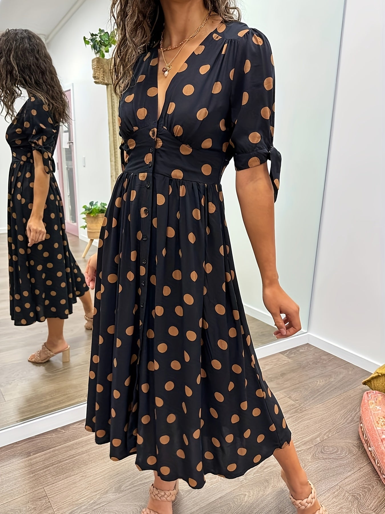 Gesselle | Vestito Midi con pois