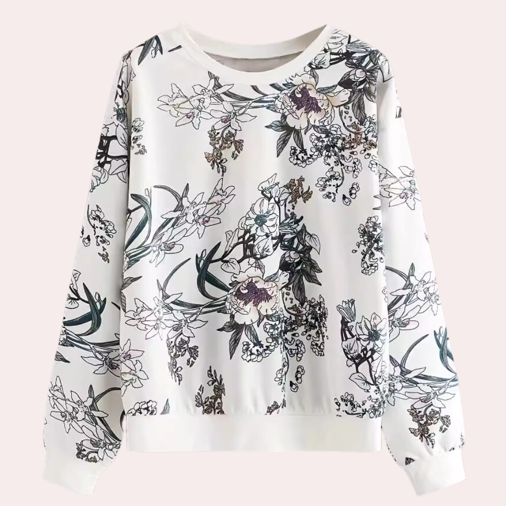 Gracie™ | Maglione Moderno con Stampa Floreale