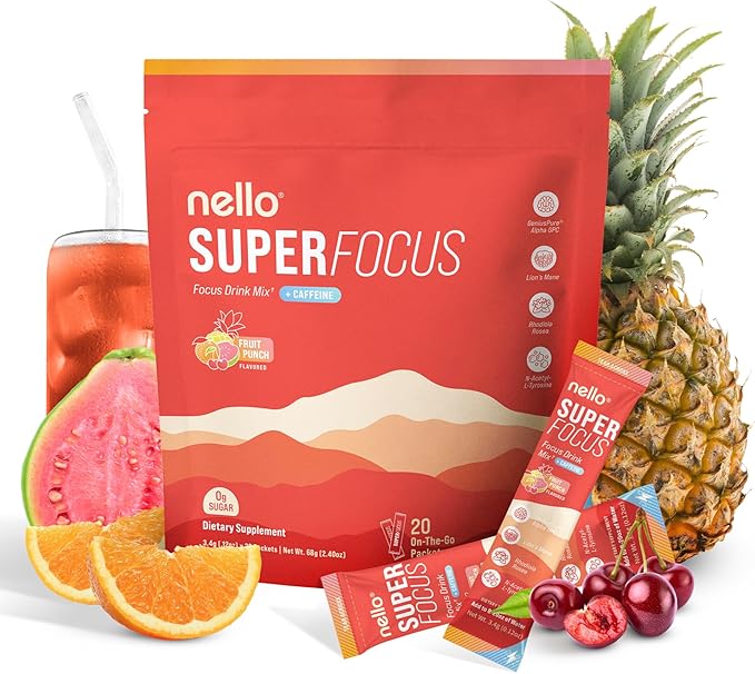 SuperFocus | Bevanda in Polvere per il Supporto Cognitivo