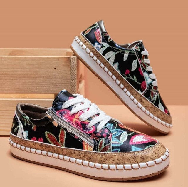 Santorini | Scarpe Floreali