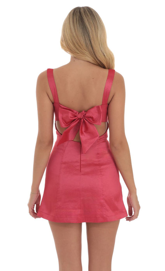 Trellisa  | Abito Mini Bodycon con Fiocco