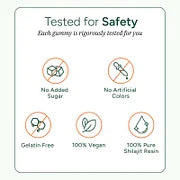 HimalayaShilajit | Gummy al Shilajit Himalayano Puro con KSM-66 e Altre Erbe