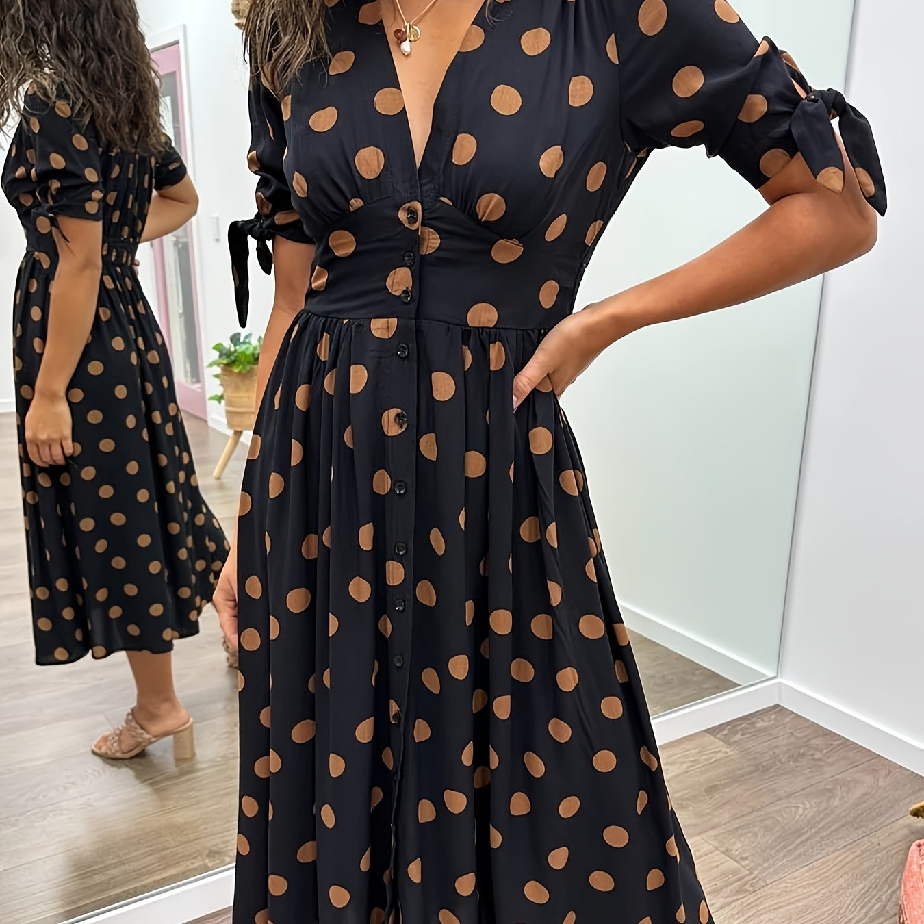 Gesselle | Vestito Midi con pois