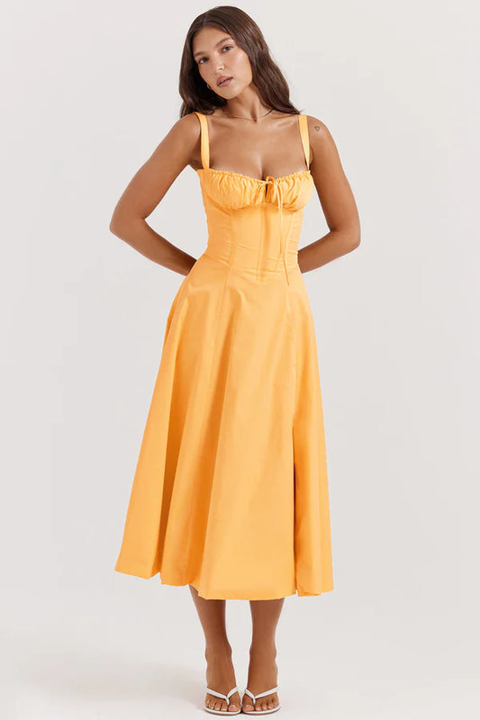 Riviera | Abito Midi Elegante da Festa con Spalline