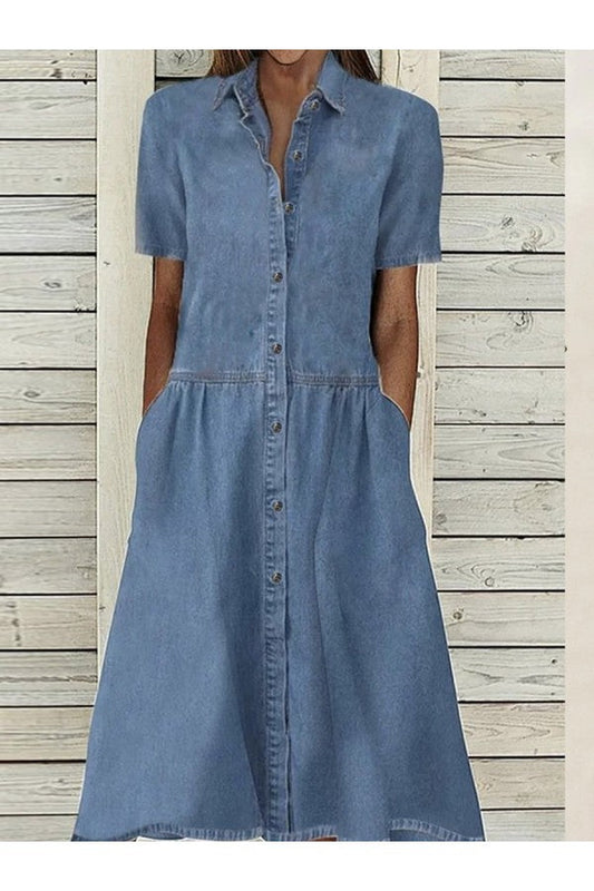 Maryam | Vestito casual in denim