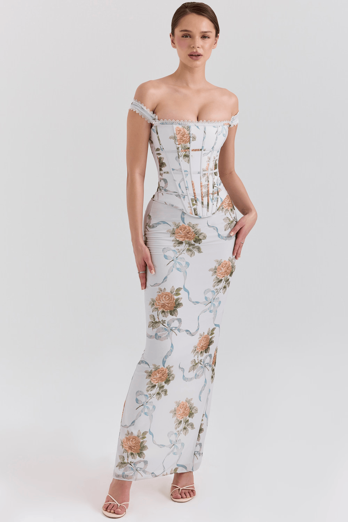 Pierina | Abito Lungo con Corsetto