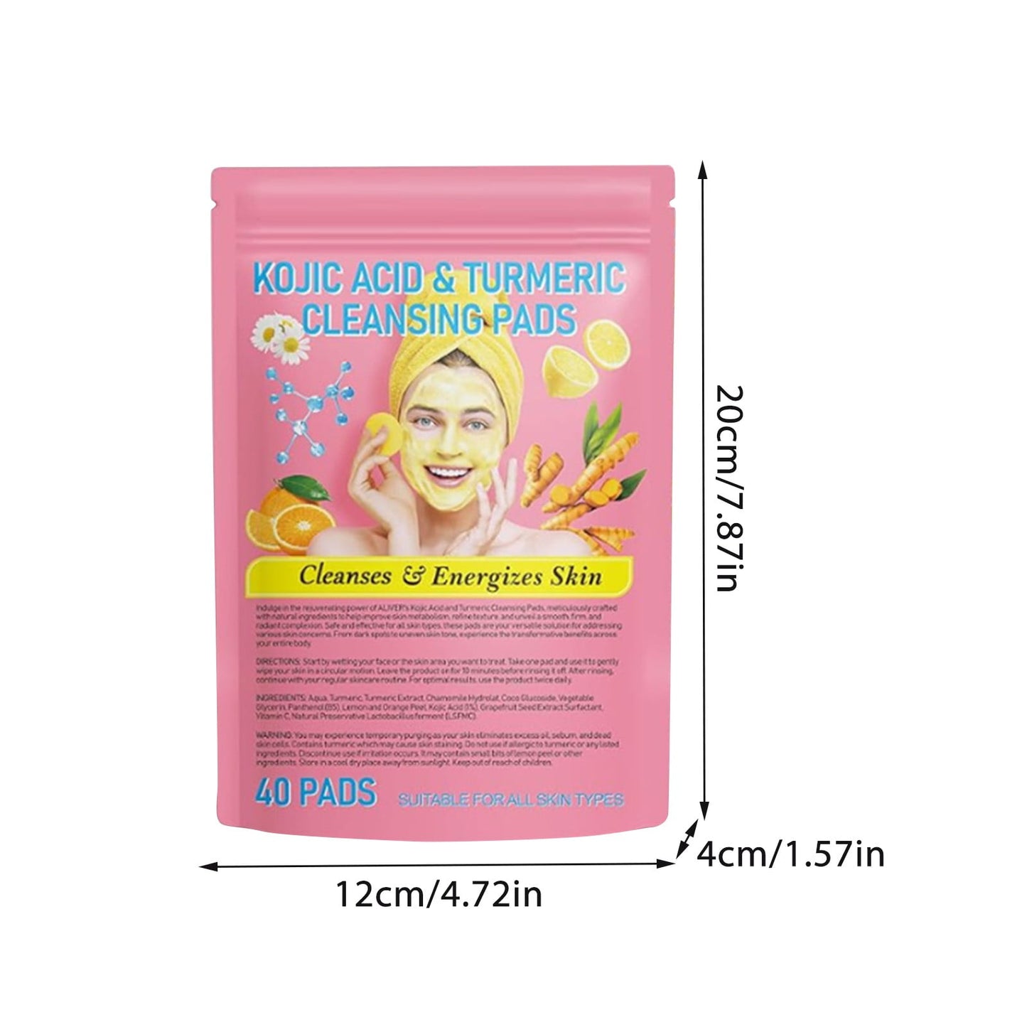 ClearTouch Pads | Dischetti detergenti con acido cogico e curcuma