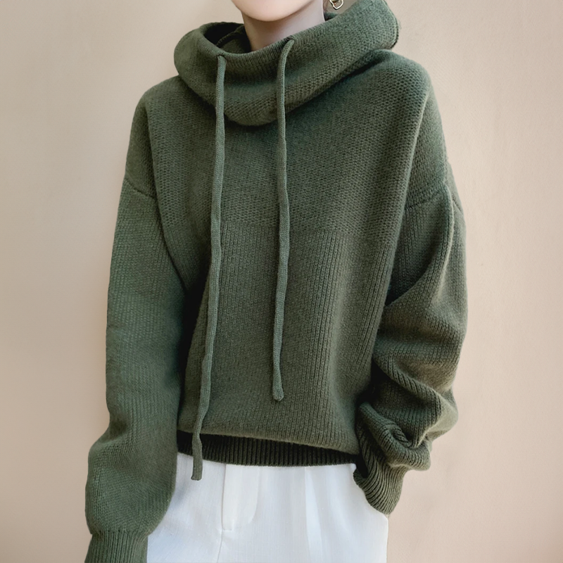 Caeli | Felpa con Cappuccio in Maglia