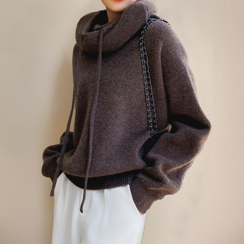 Caeli | Felpa con Cappuccio in Maglia