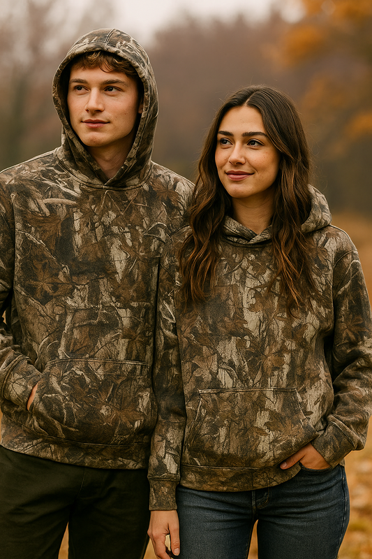 Dani™ | Felpa con Cappuccio Unisex Camo