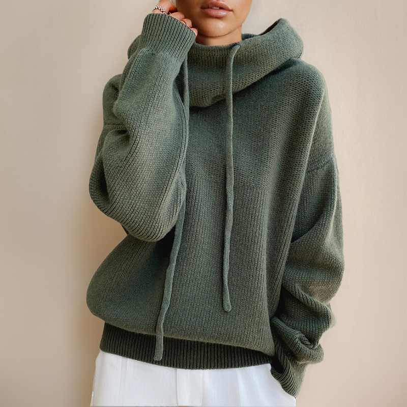 Caeli | Felpa con Cappuccio in Maglia