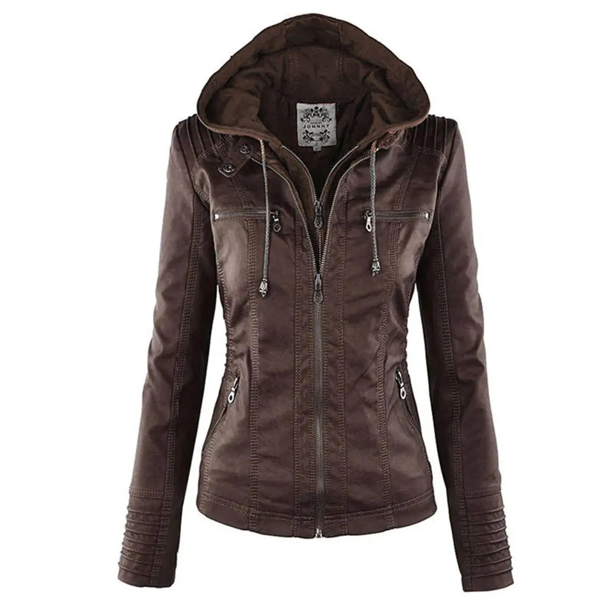 Eliana™ | Giacca di Pelle Elegante