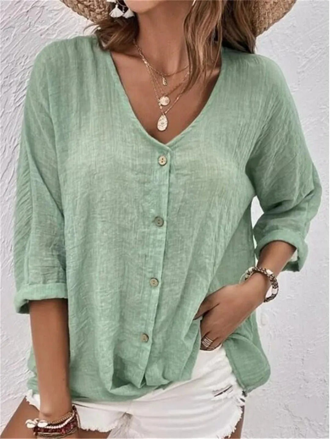 Josephine™ | Top Leggero con Scollatura a V