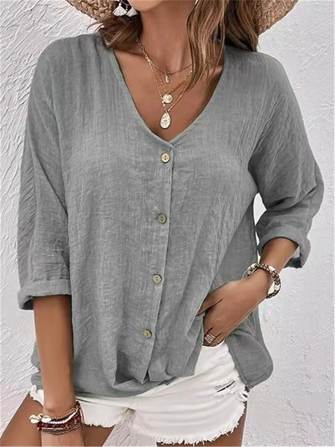 Josephine™ | Top Leggero con Scollatura a V