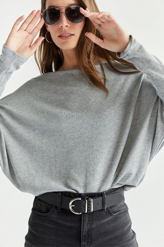 Naima | T-Shirt con Maniche a Pipistrello