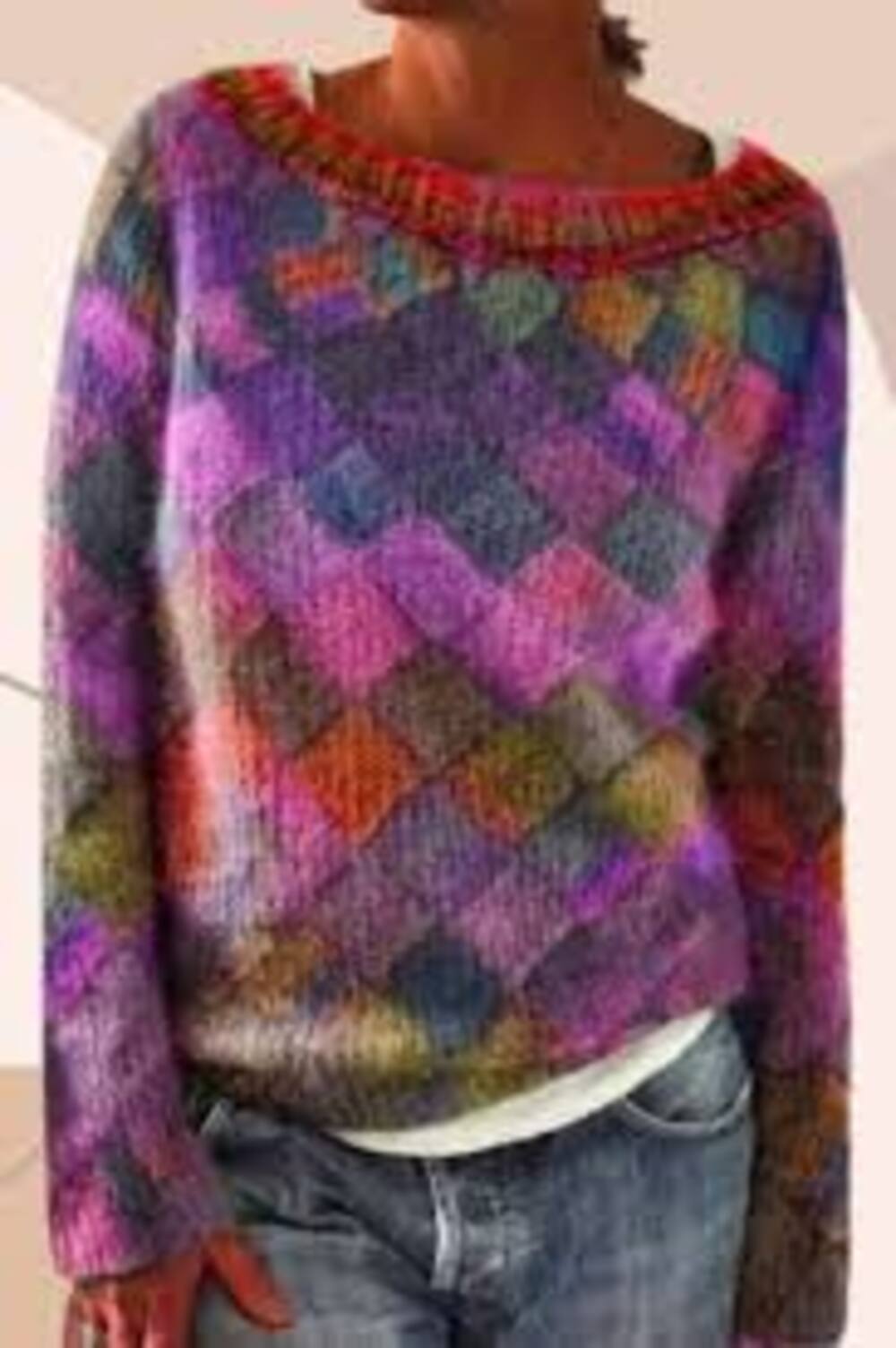 Azalea™ | Maglione Oversized a Rombi