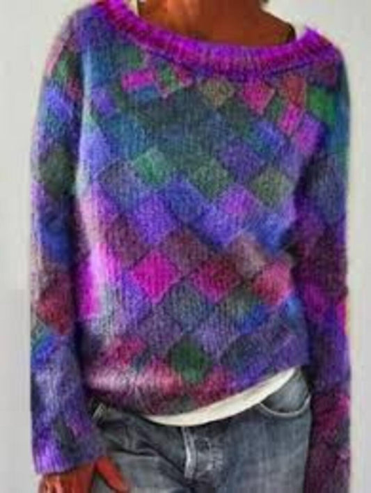 Azalea™ | Maglione Oversized a Rombi