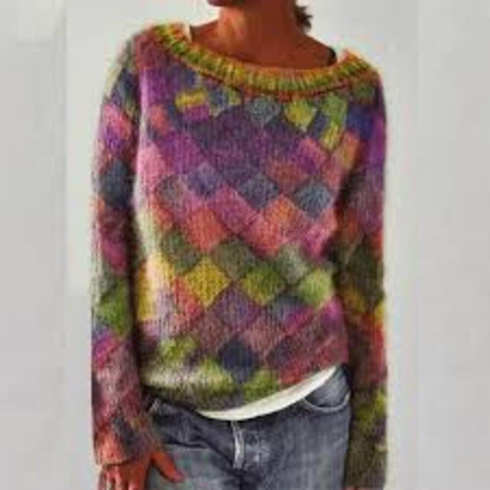 Azalea™ | Maglione Oversized a Rombi