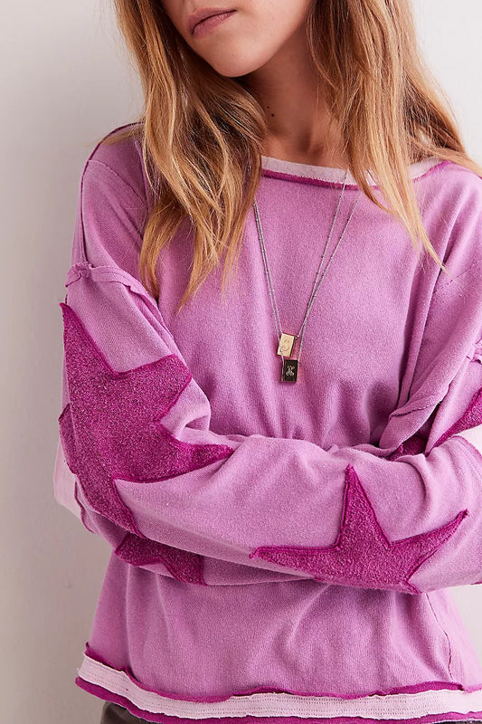 Dianora | Maglione con stelle sulle maniche