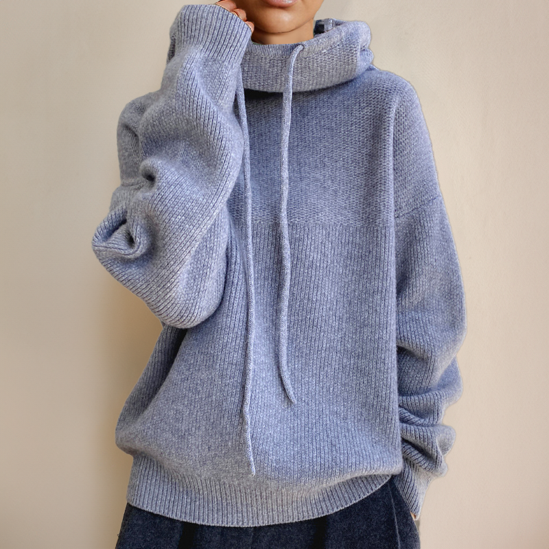 Caeli | Felpa con Cappuccio in Maglia