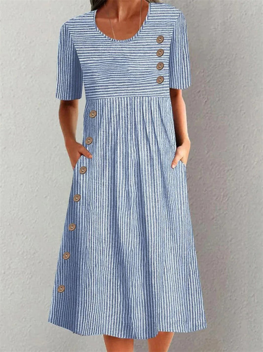 Lynda | Vestito Estivo a Righe
