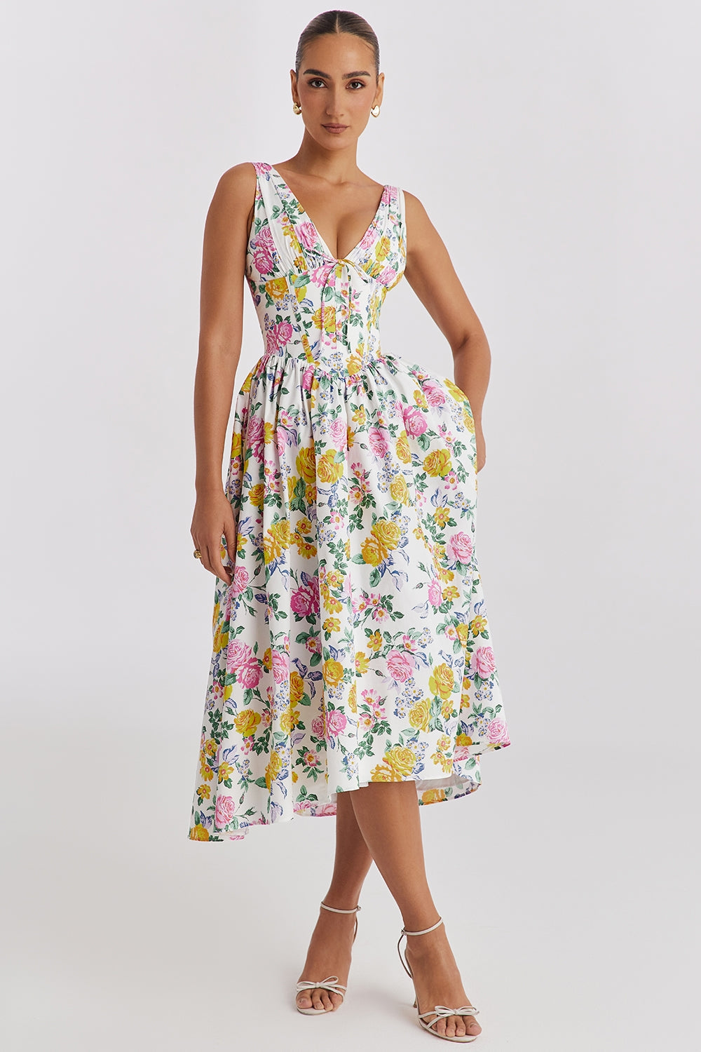 Wrenley | Abito Midi con Scollo a V