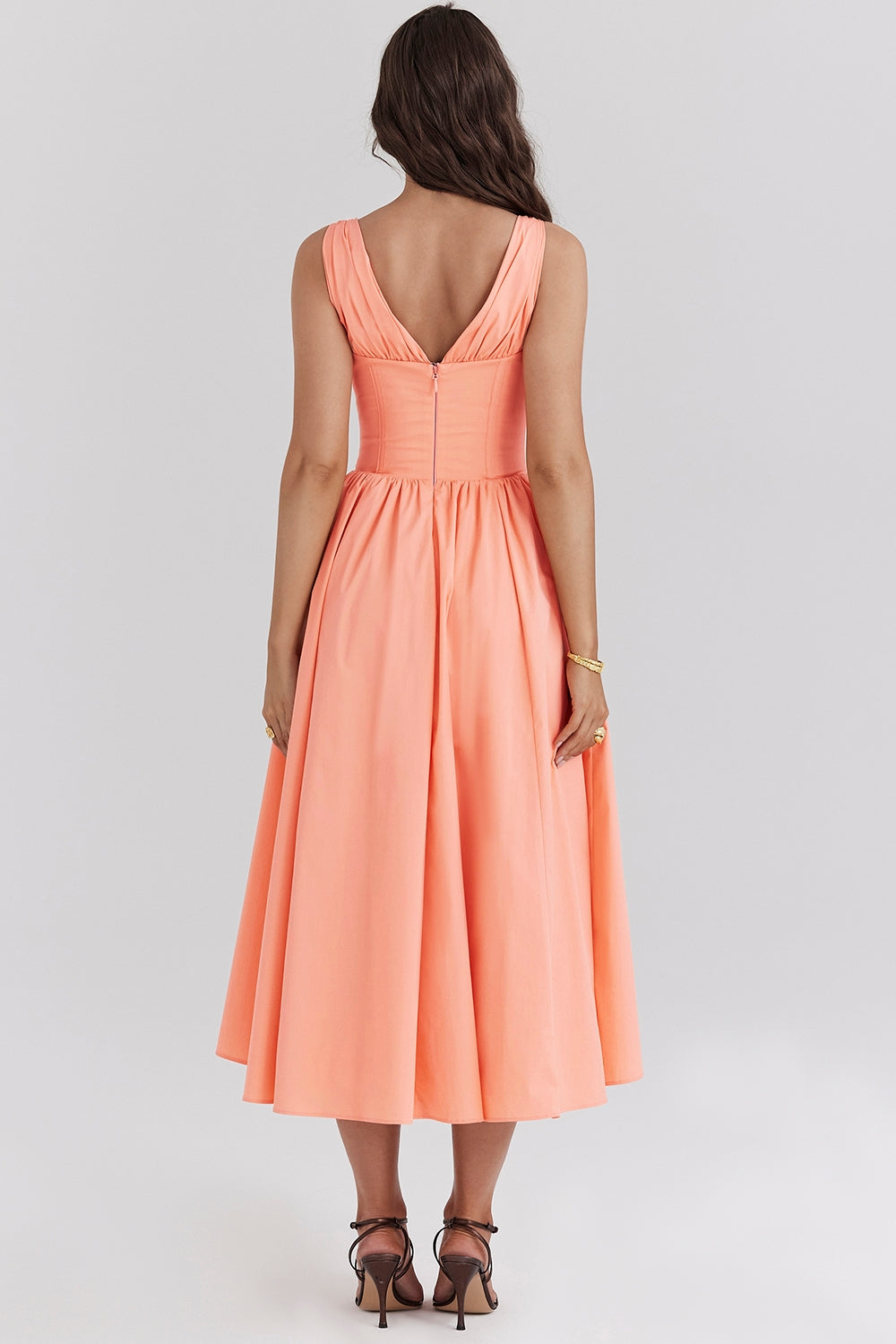 Wrenley | Abito Midi con Scollo a V