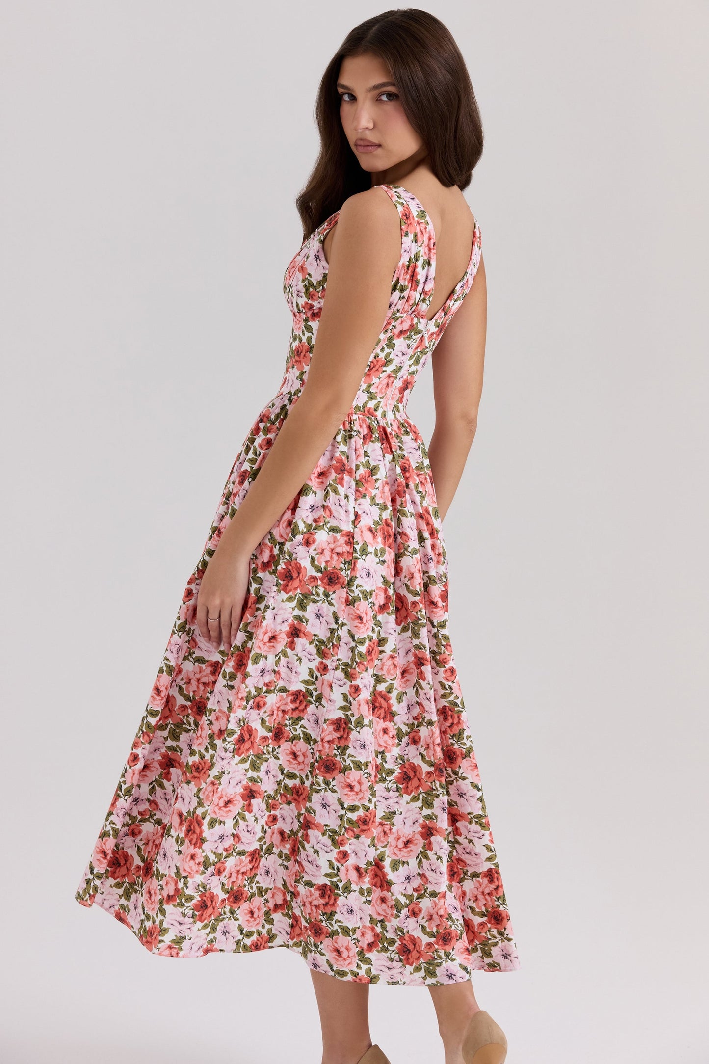 Wrenley | Abito Midi con Scollo a V