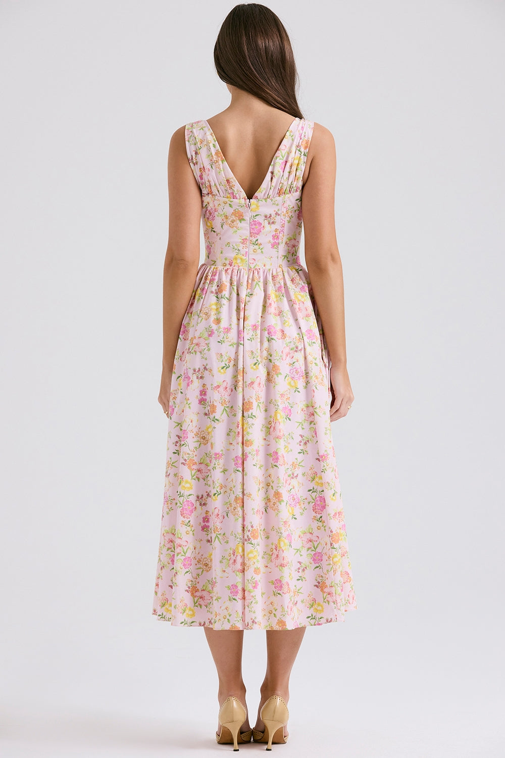 Wrenley | Abito Midi con Scollo a V