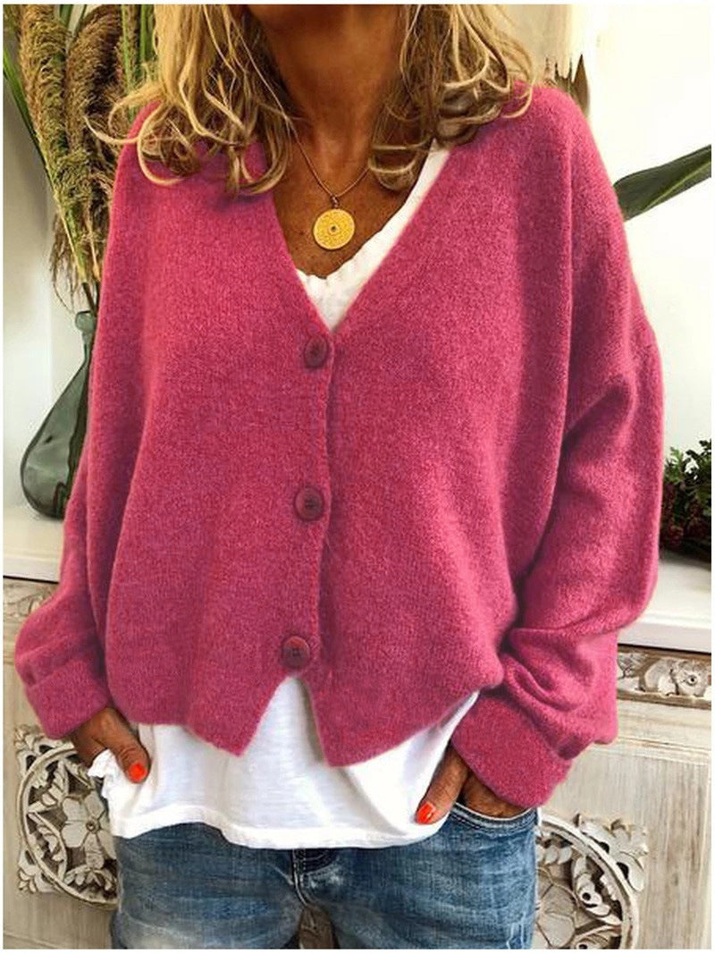 Aria™ | Maglione corto con bottoni