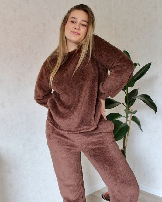 Varsovia | Completo confortevole felpato da donna