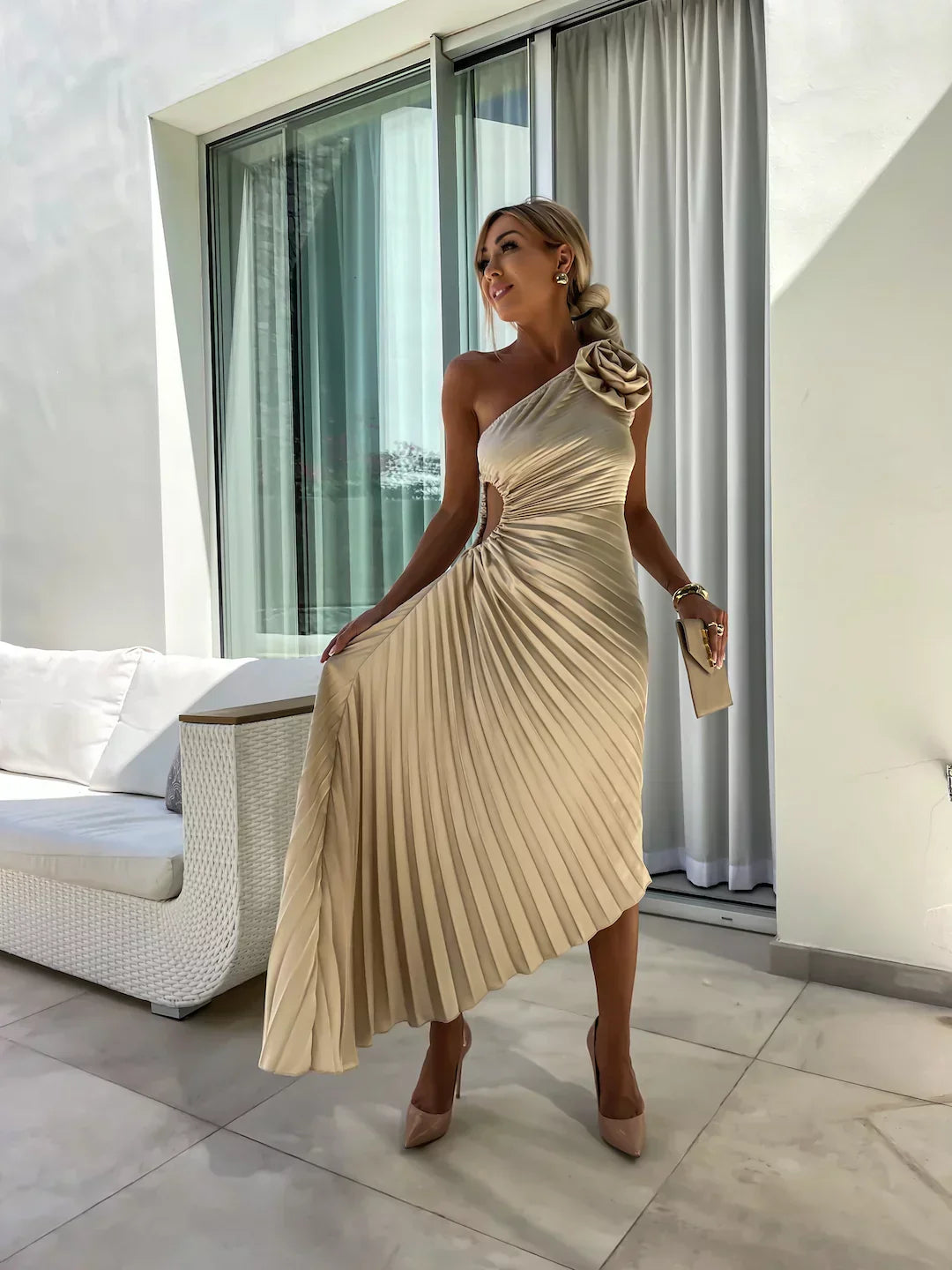 Sonya | Abito Romantico con Fiori