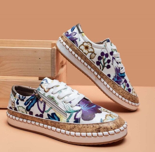 Santorini | Scarpe Floreali