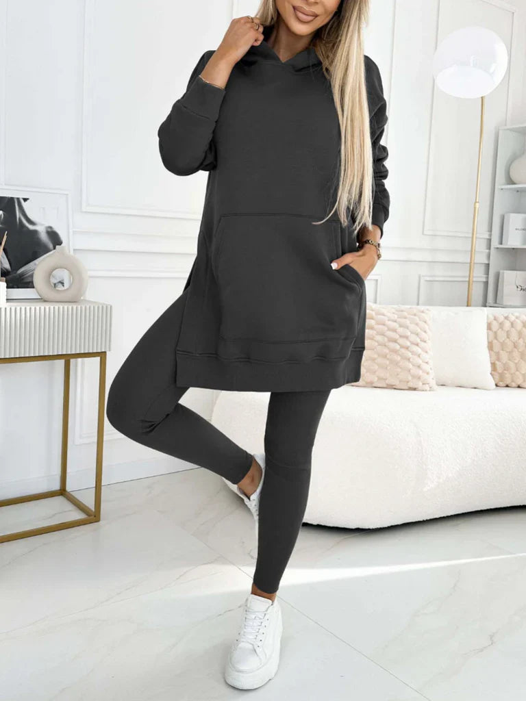 Heidi™ | Set casual a due pezzi: leggings e felpa