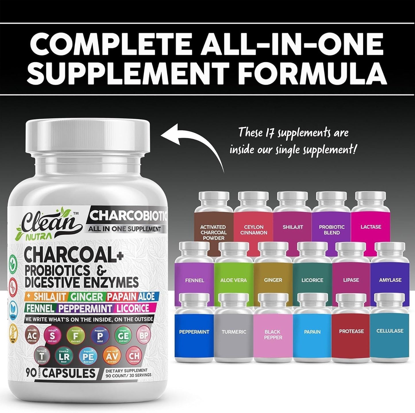 CharcoBiotic | Capsule per l'Equilibrio Digestivo e il Benessere