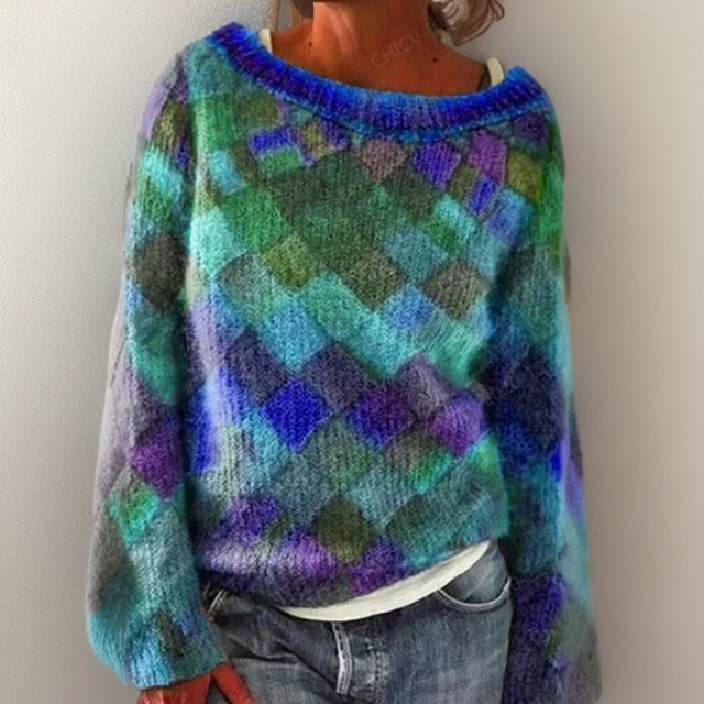 Azalea™ | Maglione Oversized a Rombi