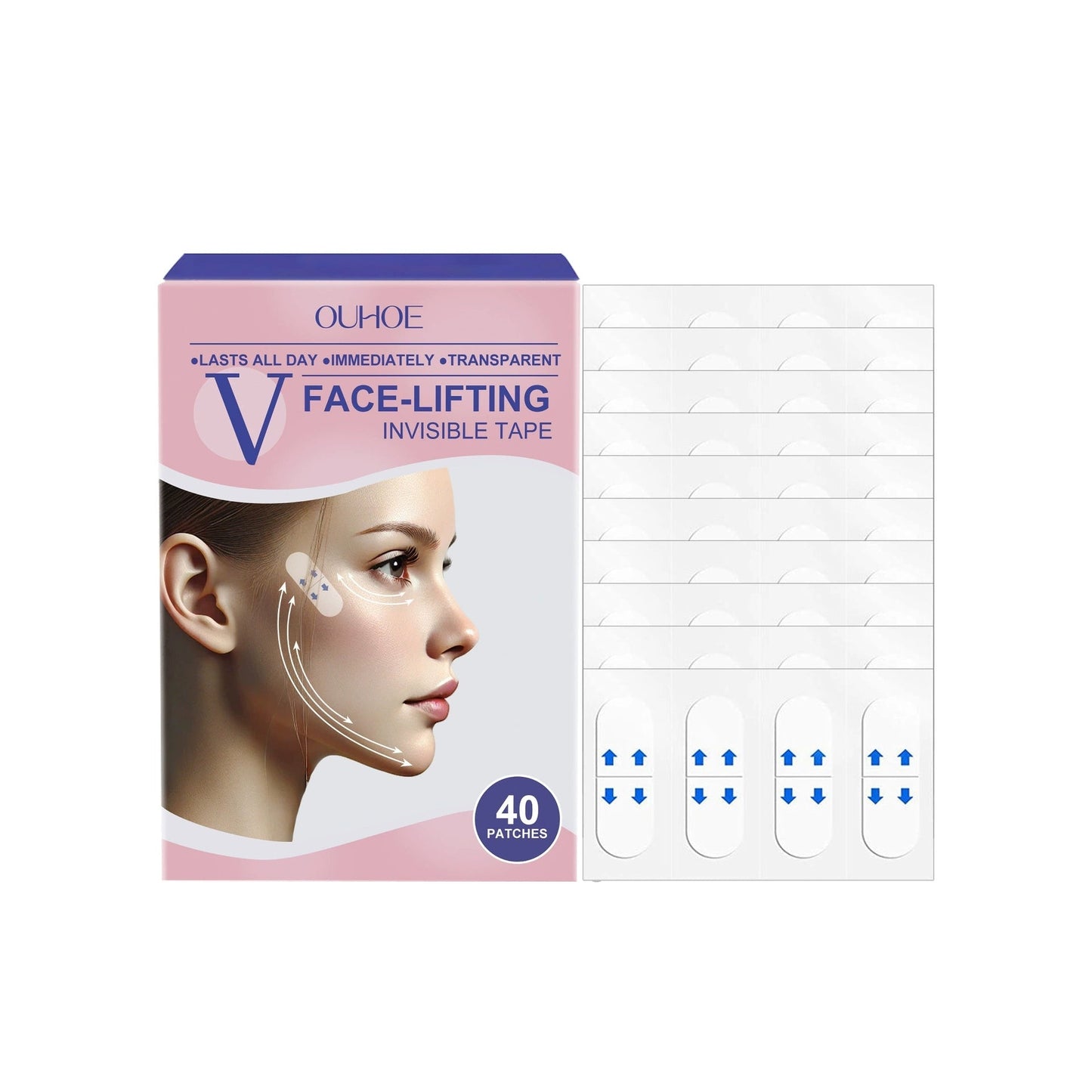 InvisiLift™ | Nastro Adesivo Invisibile per Lifting del Viso